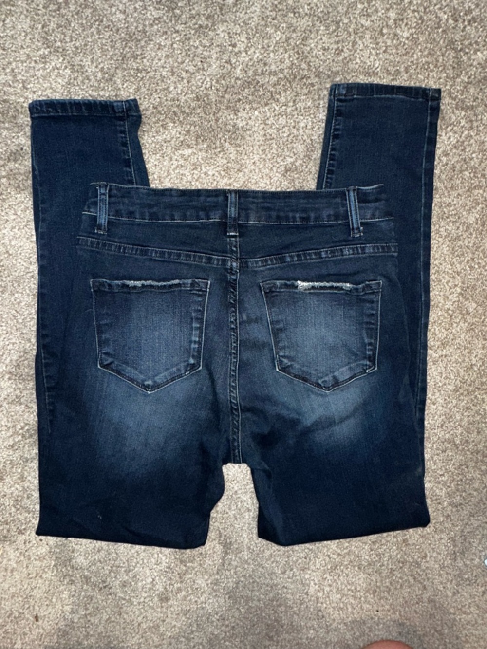Kancan Dark Wash Stretch Skinny Jeans